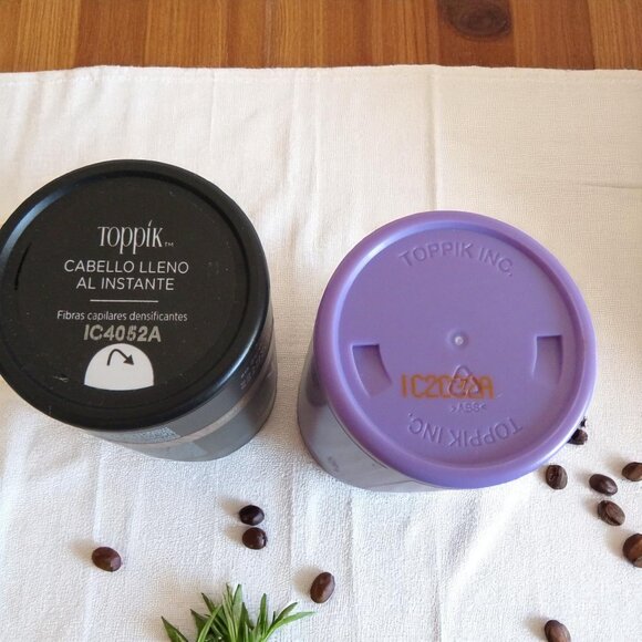 TOPPIK Set of 2 - Hair Building Fibers (Lt. Brown) & Hair Filler (Med. Brown) - Picture 5 of 5